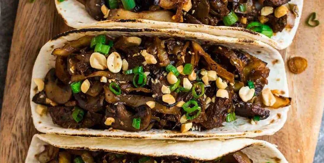 Chili Spiced Kale and ‘Shroom Tacos