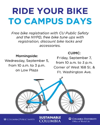 bike to campus poster